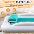 thumbnail image 3 of 63 inch Small Inflatable Bed with Safety Sides and Pump, Portable Air Mattress for Travel, Camping, Home Use, Includes Pillow and Storage Bag, 1 Set, 3 of 6