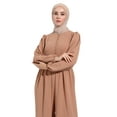 thumbnail image 3 of Beige - Unlined - Crew neck - Jumpsuit - Refka, 3 of 4