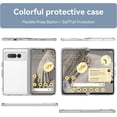 thumbnail image 2 of for Google Pixel Fold Clear Case, Transparent Pixel Fold Back Cover TPU + PC Shockproof Drop Protection Slim Phone Case for Google Pixel Fold 2023 - Clear, 2 of 7