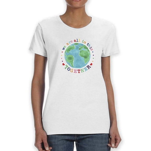 Rainbow Hope Collection C. T-Shirt Women -June Erica Vess Designs, Female Large
