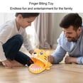 thumbnail image 3 of Juguete Interactivo Para Morder Los Dedos, Juego De Broma Divertido Seguro Y Entretenido Para Niños, Juego De Mesa Portátil Con Dientes De Cocodrilo Con Rueda Giratoria Para, 3 of 7