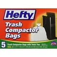 thumbnail image 2 of Hefty Trash Compactor Trash Bags, 18 Gallon, 5 Count, 2 of 2