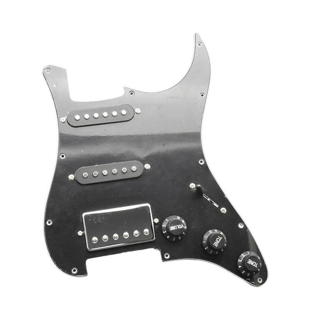 de guitarra con 11 agujeros SSH con pastilla con interruptor de empuje Humbucker para accesorio de guitarra eléctrica Hugo golpeador cargado de guitarras