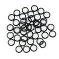 thumbnail image 4 of HOOUN 100pcs Wholesale Ring Jewelry Natural Obsidian Stone Gemstone Rings Lots, 4 of 5