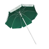 Kemp USA 44" Silver and Pine Green Kemp USA Multipurpose Wind Resistant Umbrella