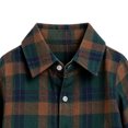 thumbnail image 4 of BLVB Toddler Baby Boys Girls Long Sleeve Button down Shirts Classic Collared Lightweight Jackets Kids Fall Clothes(Multicolor,1-2Years), 4 of 7