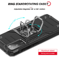 thumbnail image 5 of LeYi Samsung S20 FE Case, Galaxy S20 FE 5G Case with 2 x Glass Screen Protector, Enhanced Metal Ring Kickstand [Support Magnet Mount] Protective Phone Cover for Galaxy S20 FE Phone Case - Black, 5 of 7