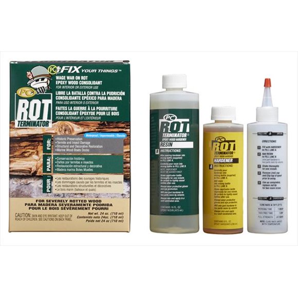 Protective Coating 24 Oz Rot Terminator Epxoy Wood Hardener