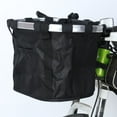 thumbnail image 4 of Mountain Bike Basket Quick Release Separate Design Aluminum Frame Front Removable Bicycle Handlebar Basket Folding Bicycle Baskets Home Riding Dual Use, 4 of 7