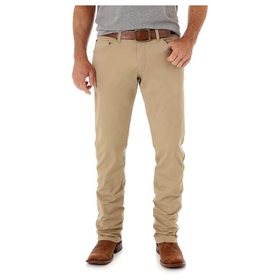 Wrangler Men's Retro Slim Stretch Straight Jeans Light Brown 32W x 32L US