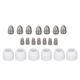 thumbnail image 1 of Kit de boquilla de electrodo de antorcha P80 de 20 piezas, consumibles de antorcha de Plasma ANGGREK  Otros, 1 of 9