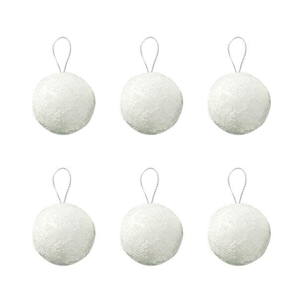 6Pcs Christmas Balls Baubles Party Xmas Tree Decorations Hanging Ornament Decor4/6/8cm