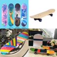 thumbnail image 2 of Patineta , para Camión, 24 Pulgadas, Longboard Y Correa de Transporte Sunnimix Monopatín en blanco completo, 2 of 8