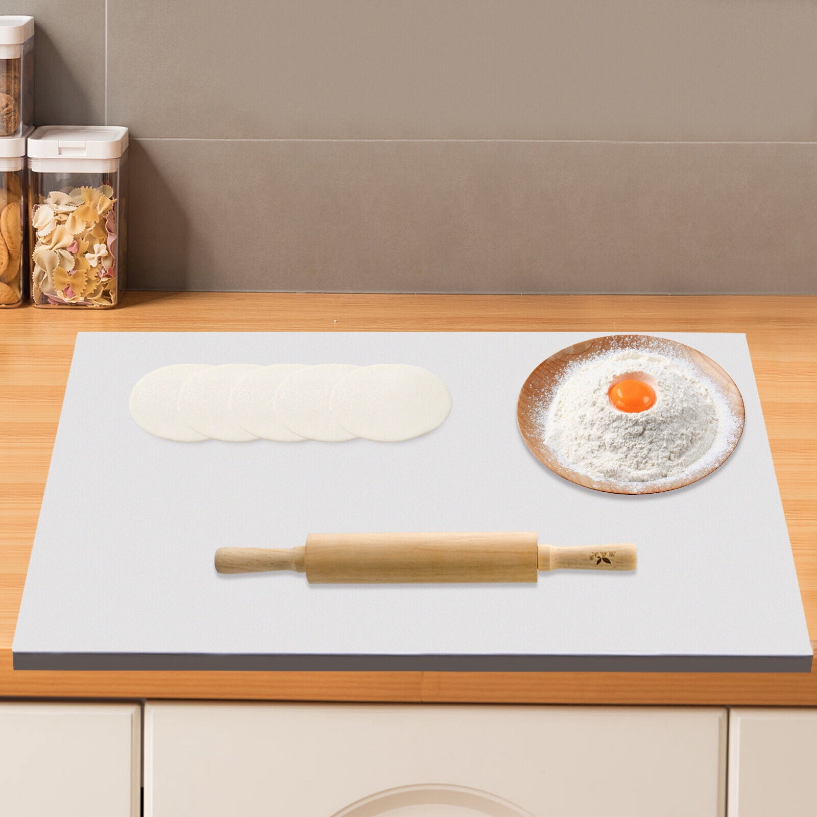 Cutting Boards for Kitchen, Stainless Steel Cutting Board, Heavy Duty Chopping Board, Non-stick Pastry Board for Meat, Vegetables, Bread, Cutting Mats