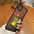 thumbnail image 3 of Caso mate para OPPO A97 A96 A95 A94 A93 A92 A92S A78 A74 A73 A72 A57 A55 A54 A53 A17 A16 4G 5G Funda lindo cocodrilo de dibujos animados, 3 of 5