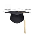 thumbnail image 2 of Sonducket Sombrero académico Tamaño libre Acrílico Academy Souvenir Caps Múltiples colores Pendiente Bachelor Headgear Closure Graduation Hat Sombreros #4 Sonducket PS6429-04, 2 of 6