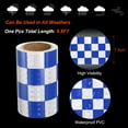 thumbnail image 3 of Uxcell Reflective Tape, 2 Roll 4 Inch x 10 ft Waterproof Self Adhesive High Visibility Caution Warning Safety Tape, Blue/White, 3 of 7