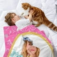 thumbnail image 2 of Throw Blanket for Like Nastya Bed Couch Soft Warm Flannel Blanket for Kids Boys Girls Gifts Home Decor 30x40 Inch, 2 of 7