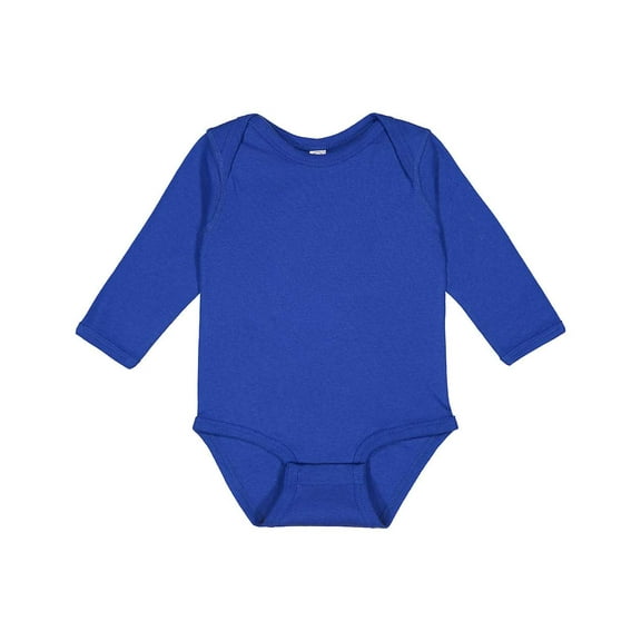 Rabbit Skins Infant Long Sleeve Baby Rib Bodysuit