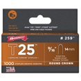 thumbnail image 2 of Arrow 259 9/16-Inch T25 Round Crown Staples, 1000 Count, 2 of 2