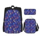 thumbnail image 1 of Easygdp Ice Hockey Players With Puck Mochila para Niños y Niñas con Set de Caja de Almuerzo y Estuche para Lápices 3 en 1, Mochila Escolar Estampada para Adolescentes, 1 of 7