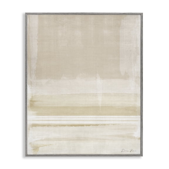 Stupell Industries Southwestern Abstract Simple Neutral Tones Gray Framed Giclee Art, 16 x 20, by Denise Brown