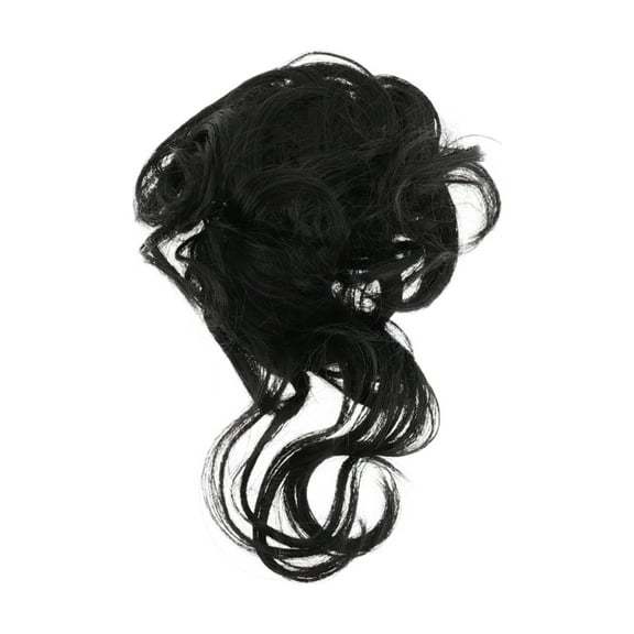 Unique Bargains 1 Pc Nature Long Hair Wig hair clip for Women 9.84 inch Black