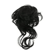 Unique Bargains 1 Pc Nature Long Hair Wig hair clip for Women 9.84 inch Black