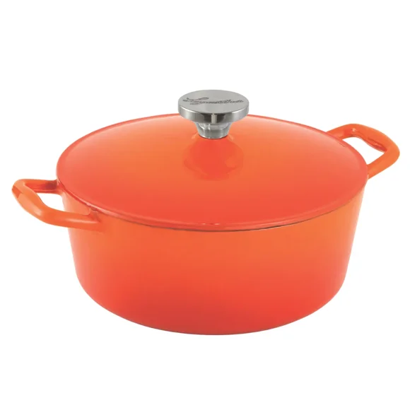 Lagostina Collection Toscane - Casserole en Fonte Émaillée Sienna, 5,7 L (6 qt.)