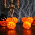 thumbnail image 5 of Pumpkin Decoration, Jack-O-Lantern, 3-Head Halloween Lantern with LED Lights Decorative Pumpkin for Front Porch, Table Centerpiece, Indoor Halloween Party Decoration, 5 of 5