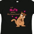 thumbnail image 4 of Inktastic I'm Nuts About My Great Aunt Boys or Girls Toddler T-Shirt, 4 of 5