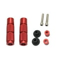 thumbnail image 1 of Almencla Red CNC Universal Motorcycle Anti Skid Footrests Foot Pegs Rests 10mm Dia., 1 of 7