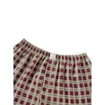thumbnail image 5 of Mevireiy Y2K Plaid Shorts for Women Elastic Waist Gingham Boxer Pajama Micro Bottoms Sleep Lounge Shorts, Beige, M, 5 of 7