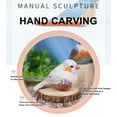 thumbnail image 5 of EUDIDV Home Decor Clearance Bird Figurines Hand Carved Painted Wooden Statues For Home Decor Accents Sculptures Ornaments For Shelf Table Decor Home Decor Items, 5 of 5