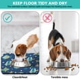 thumbnail image 4 of Fish & Underwater Coral Reef Pet Food Mat - Absorbent Dog Feeding Mat with Rubber Base - Nautical Themed Placemat, 4 of 5