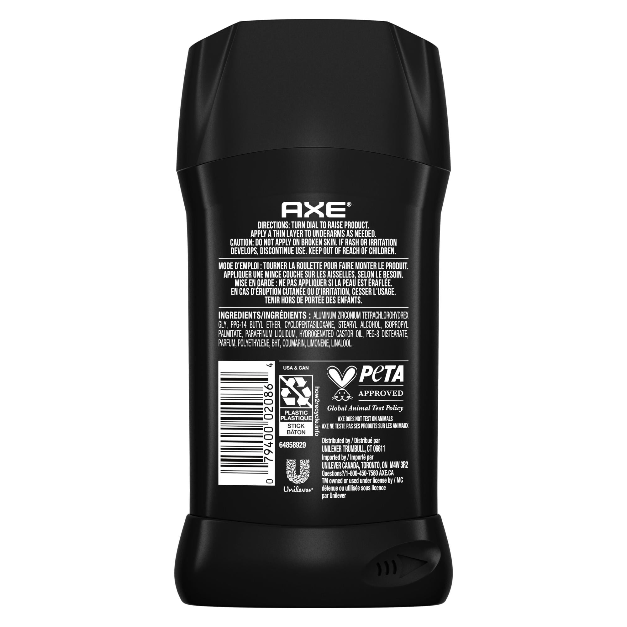 AXE Dark Temptation Antiperspirant Stick for 48-Hour Sweat and Odour Protection, Dark Chocolate, 76g, 76 g Antiperspirant