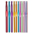 thumbnail image 1 of 1 Set Knitting Needles DIY Tools Colorful Sewing Supplies Household Accessory Weave Crochets for Sweater Clothes Scarf Slippers 006 Model, 1 of 7