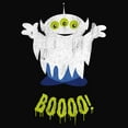 thumbnail image 2 of Junior's Toy Story Halloween Squeeze Alien Boo Ghosts  Cowl Neck Sweatshirt Black Small, 2 of 4