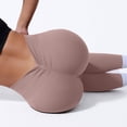 thumbnail image 7 of 3D Cellulite Leggings for Women Smile Contour Activewear Tights No Curling Lift Pants for Workout Running Athletic No Front Seam Leggings Resistance Band Leggings Anti Cellulite Leggings Khaki M, 7 of 7
