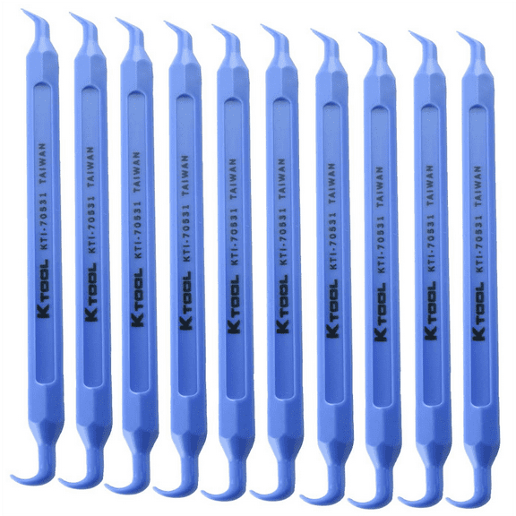 K-Tool 70531-10 10-pk of Plastic O-Ring Seal Picks