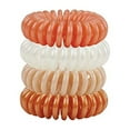 thumbnail image 4 of Kitsch Spiral Hair Ties, Coil Hair Ties, No Crease - 4 Pcs, Rose, 4 of 8