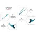 thumbnail image 4 of Dividing Duck Bill Clips for Styling design salon hairdressing tools Metal Rustproof Duckbill Hair Clips Metal Rustproof Alligater clips (SILVER), 4 of 4