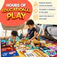 thumbnail image 6 of MOMOTOYS Learning Playmat, Alphabet, Numbers & Animals Playroom Kids Rug, 5 ft x 6.5 ft w/ Coloring Book, 6 of 6