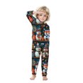 thumbnail image 3 of Penkiiy Family Christmas Onesies Matching Sets Pajamas Holiday Cute Print Pjs Hoodie Fleece Sleepwear for Couple and Kids 9 Years Multicolor, 3 of 5