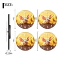 thumbnail image 2 of Non-Ticking Silent Wall Clocks Battery Operated Personalized Decor Clock for Living Room,Bedroom-Cute Pig In Sunflower Field And Sitting On Wooden Fence(10inch), 2 of 4