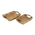 thumbnail image 2 of Beautiful Wicker Metal Basket Set Of 2, 2 of 2