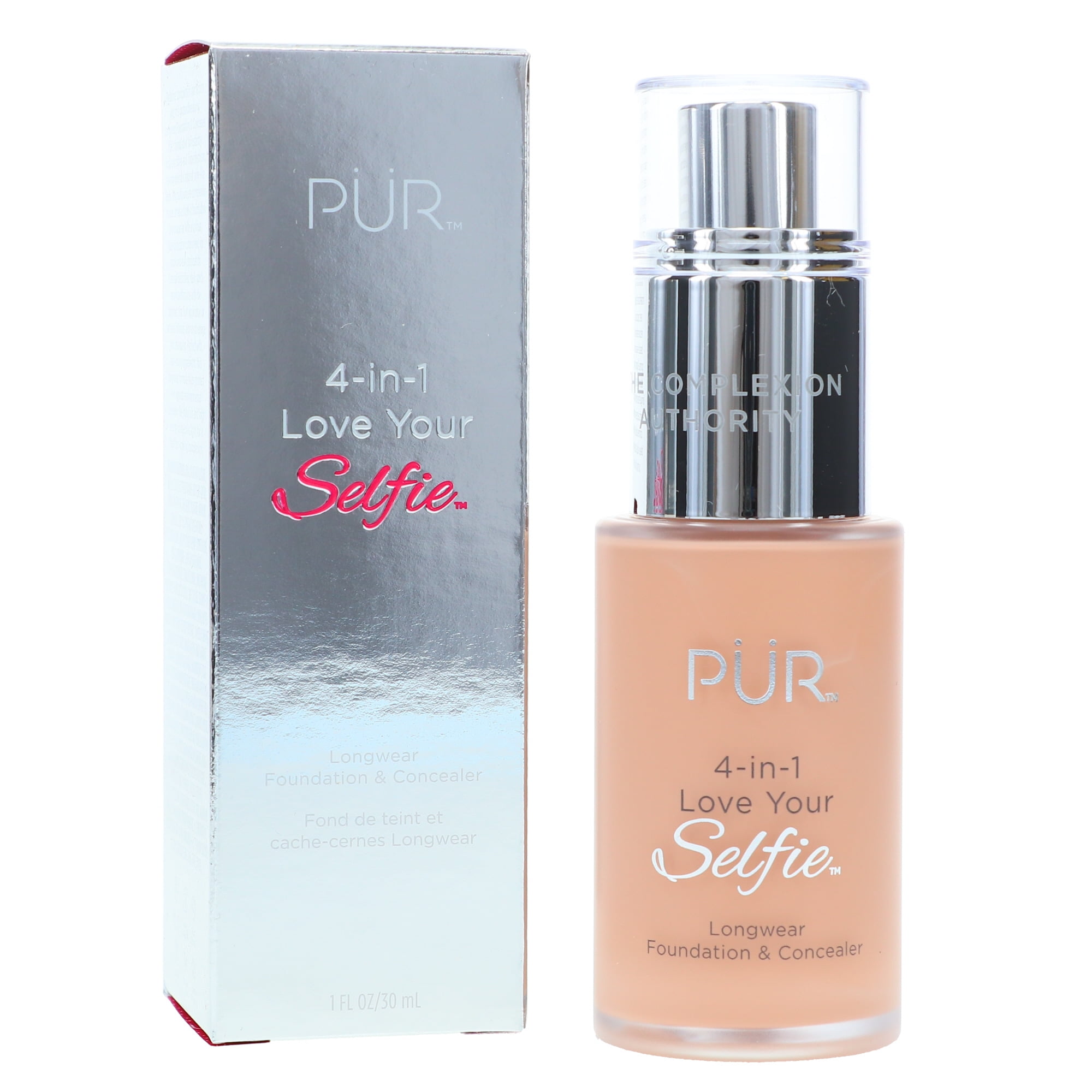 PUR 4In1 Love Your Selfie Longwear Foundation & Concealer Medium Pink