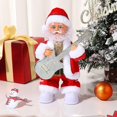 thumbnail image 4 of Battery Operated Guitar Playing Santa Man Decor Music Rocking Xmas Home Decoration For Holiday Party Festival, 4 of 5