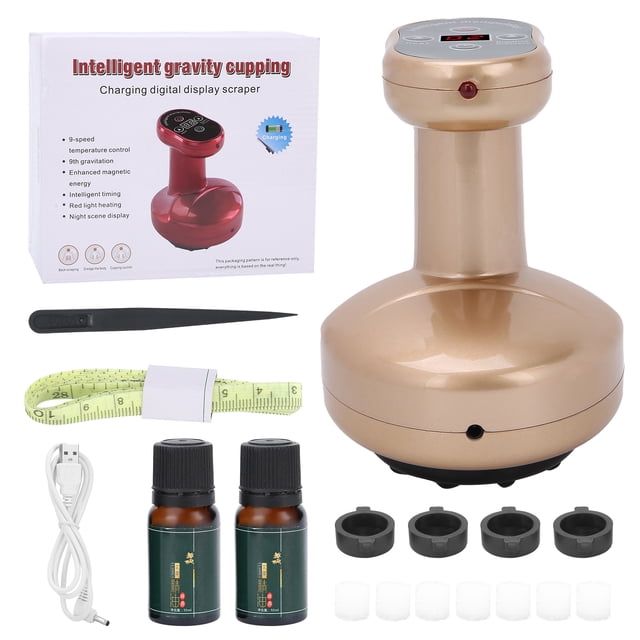 ATTOE Electric Gua Sha Scraping Massager Household Heating Cupping Therapy Massage Device-5663