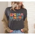 thumbnail image 2 of SLP Speech Language Pathologist Therapist Shirt, SLP Gifts, Speech Tee Chenille Patch, Spe, 2 of 7